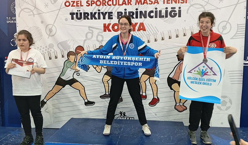 Aydınlı otizmli sporcular Türkiye şampiyonu oldu