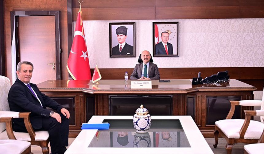 Başkan Yetişkin, Vali Varol ile görüştü