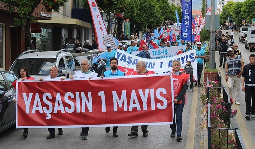 Aydın'da 'işçiler' için yürüdüler