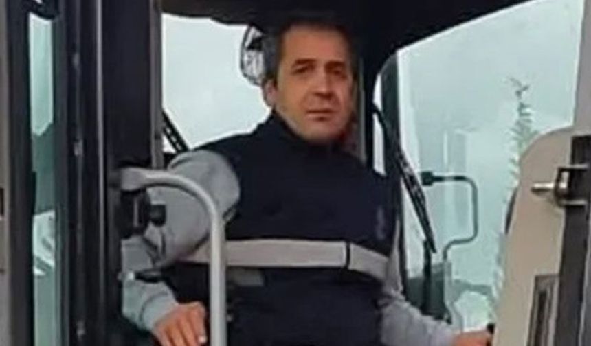 Belediye personeli hayatını kaybetti