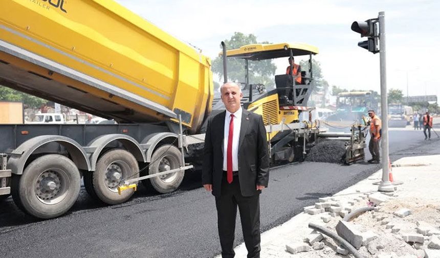 İncirliova'da 350 milyonluk anayol yatırımı hız kesmiyor