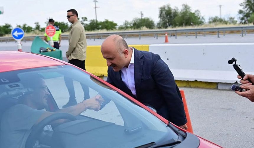 Vali Varol’dan bayram öncesi otoyol denetimi