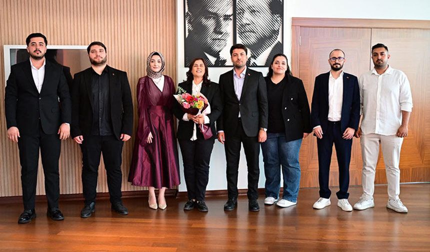 Çerçioğlu’na Türkiye Gençlik Vakfı Aydın İl Temsilciliği’nden ziyaret