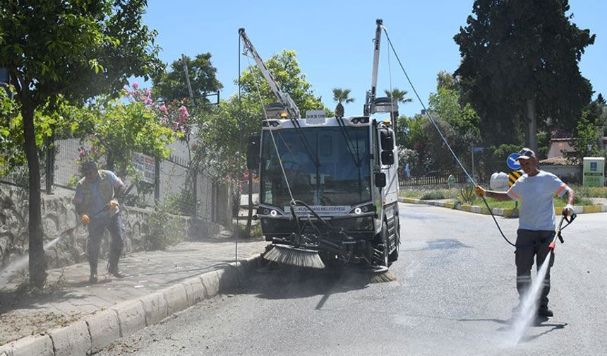 Kuşadası'nda temizlikte yeni dönem
