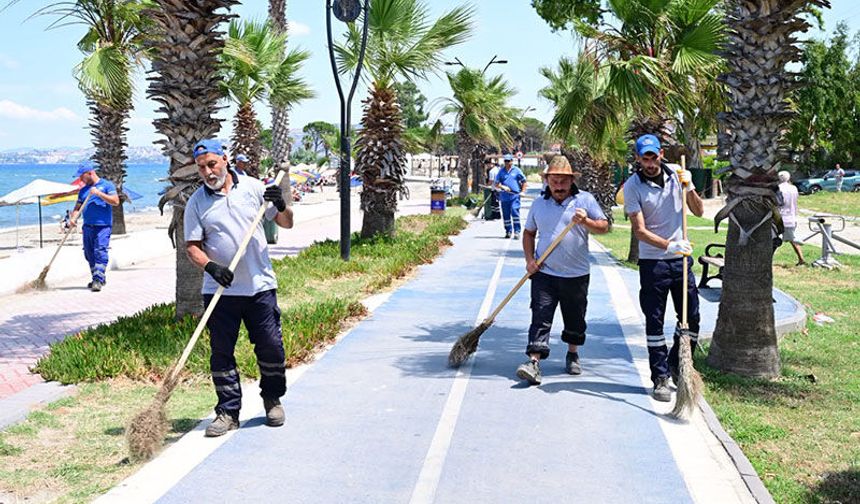 Büyükşehir’den Kuşadası'nda yoğun çalışma