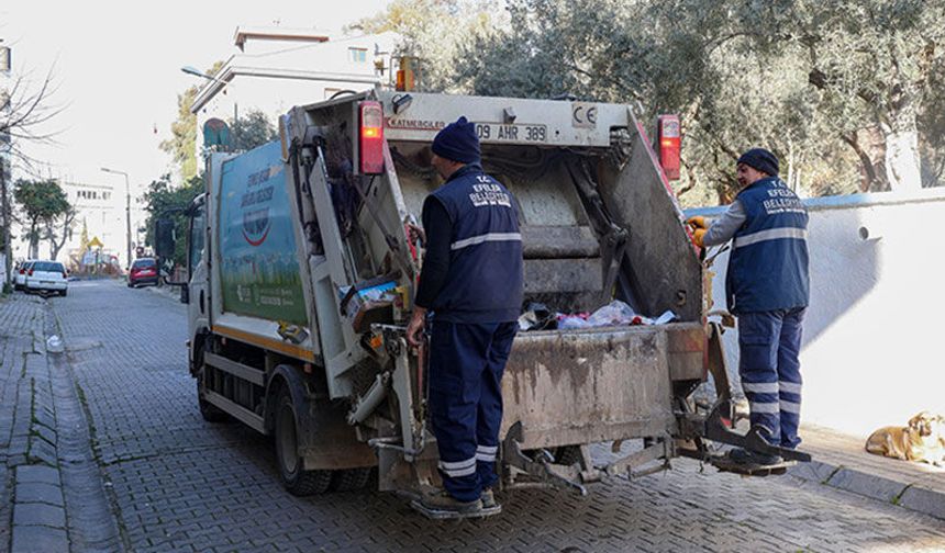 Efeler’de çöp toplama saatleri değişti