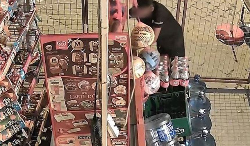 Çocuk yaştaki 2 kişi 100 bin liralık ürün çaldı