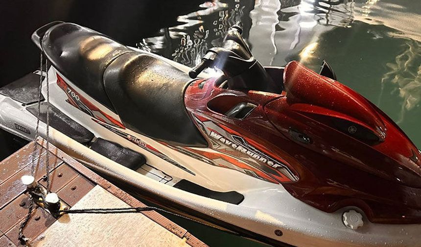Jet-ski ile kaçış planı yarım kaldı