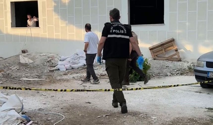 Cami inşaatında acı olay: 1 ölü, 1 ağır yaralı