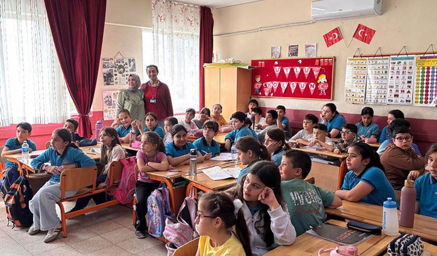 Mehmet Akif Ersoy İlkokulu’ndan farkındalık oluşturan proje