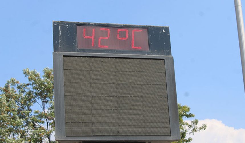 Aydın’da termometreler 42 dereceyi gördü