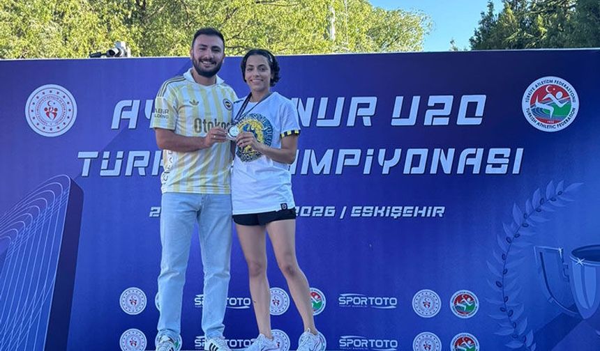 Aydınlı atlet, şampiyonadan madalyayla döndü