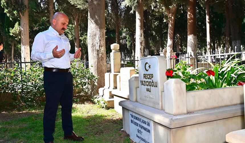 Vali Varol, 'Süper Vali' Recep Yazıcıoğlu'nu unutmadı