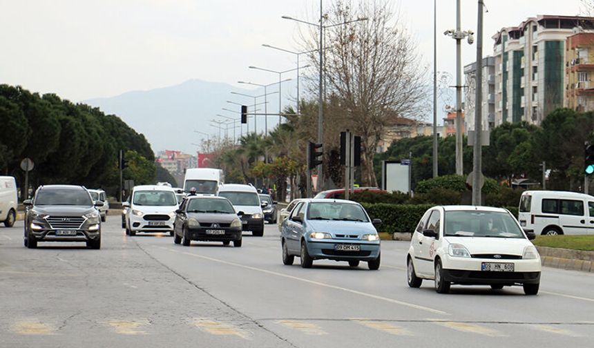 Aydın'da araç sayısı 686 bini geçti