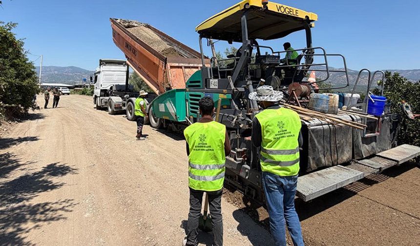 Aydın'da 17 ilçede yol seferberliği