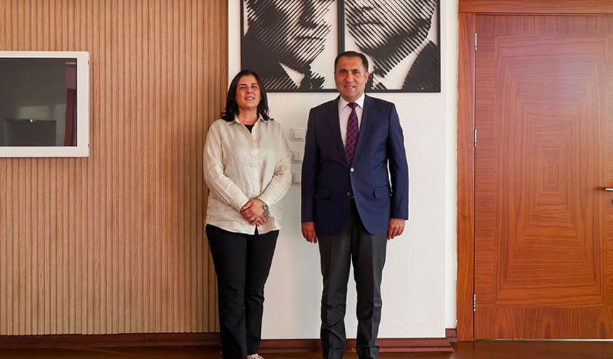 Başkan Çerçioğlu'na Müdür Türkoğlu'ndan ziyaret