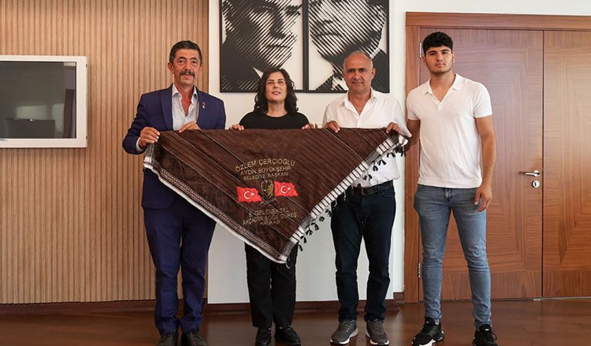 Başkan Çerçioğlu’na Çineli muhtarlardan ziyaret