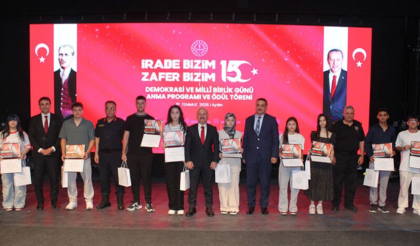 Türkiye birincileri Aydın'da ödüllerine kavuştu