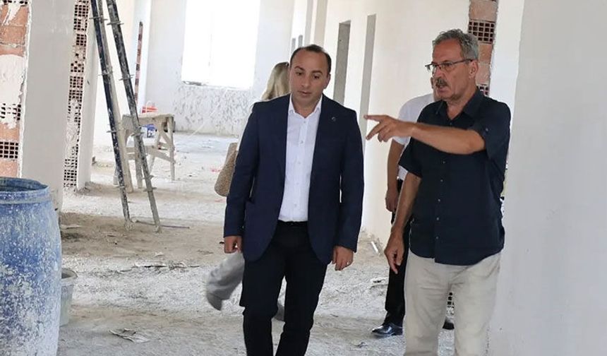 Çine'de 71 yıllık okul yenileniyor