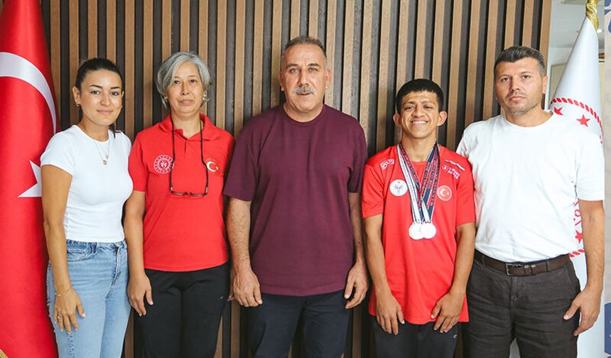 Özel sporcudan Aydın’a 4 madalya