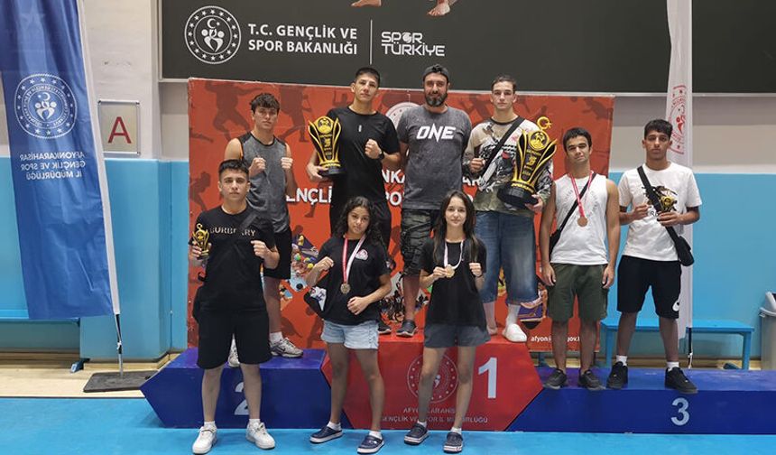 Aydınlı sporcular Zafer Kupası’ndan başarıyla döndü