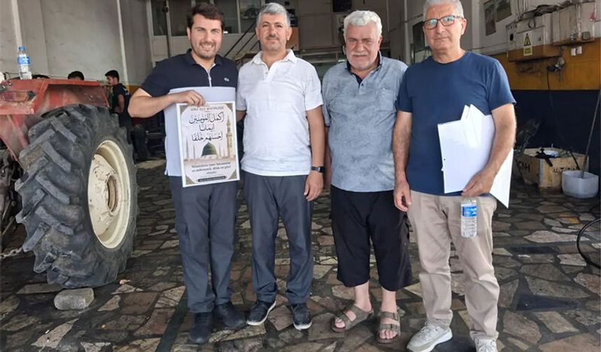 Söke’de esnafa Mevlid-i Nebi Haftası ziyareti