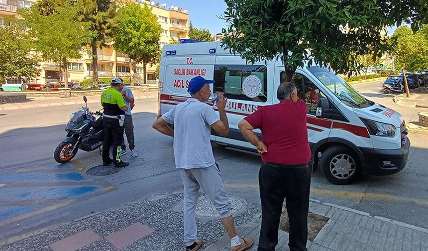 Aydın'da motosikletler kafa kafaya çarpıştı: 2 yaralı