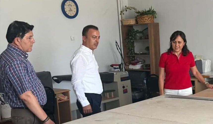 Yenipazar Halk Eğitim Merkezi’ndeki çalışmalar yerinde incelendi