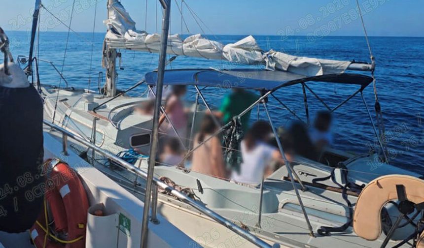 Avrupa'ya kaçış planı Didim açıklarında bitti