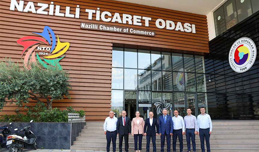 Vali Varol'dan Nazilli Ticaret Odası’na iade-i ziyaret: Çifte müjdeyi verdi