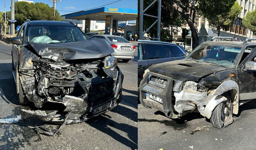 Nazilli'de cip ile kamyonet çarpıştı: 1 Yaralı