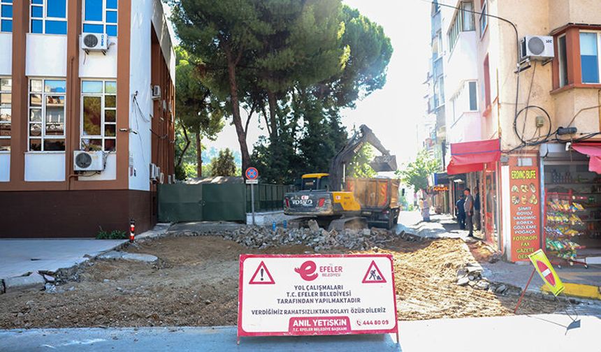 Başkan Anıl Yetişkin’in yol hizmeti devam ediyor