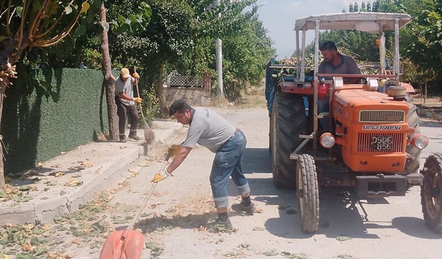 Köşk’te park ve yeşil alanlarda bakım çalışmaları sürüyor
