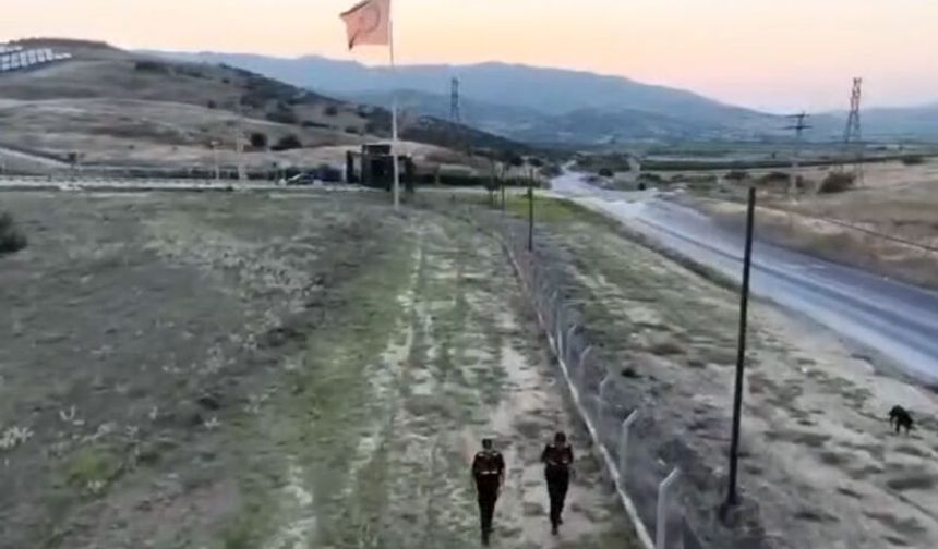 Çine OSB'de drone destekli güvenlik uygulaması