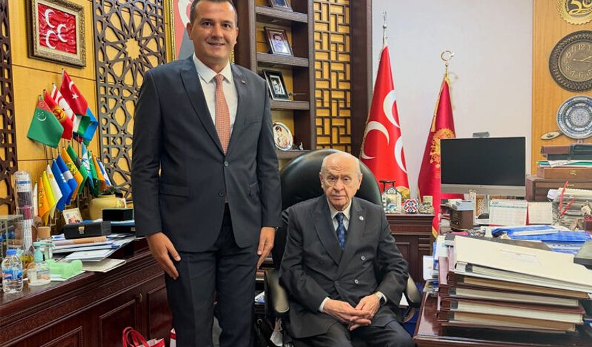 Burak Pehlivan'dan Bahçeli'ye ziyaret