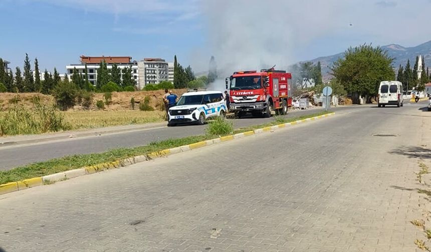 Aydın'da yangın