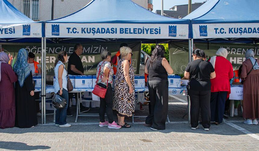 Kuşadası Belediyesi’nden eğitime tam destek