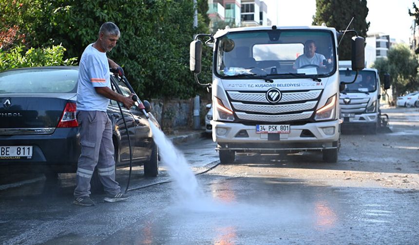 Daha temiz bir Kuşadası için kesintisiz mesai