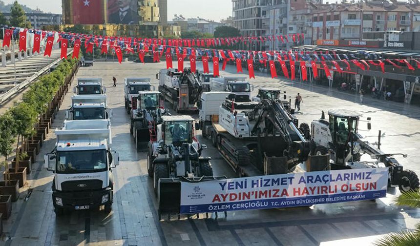 Büyükşehir Belediyesi’nin araç filosu güçlendi