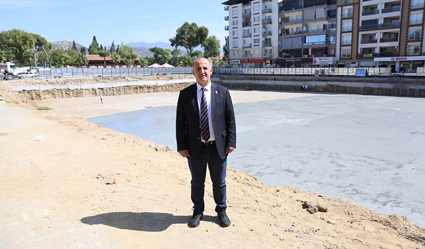 İncirliova’da dev proje hızla ilerliyor