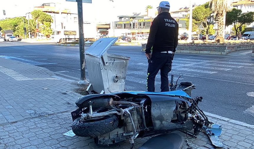 Nazilli’de motosikletler çarpıştı: 2 yaralı