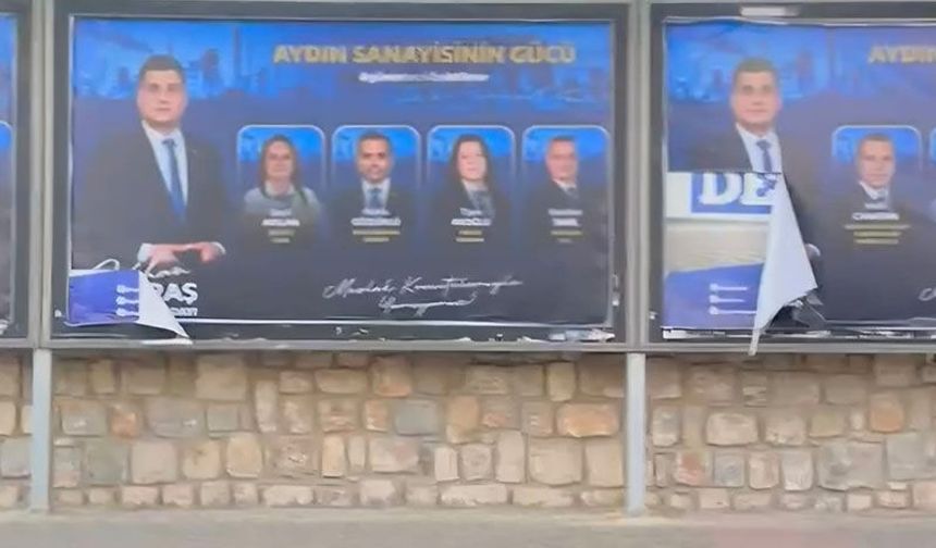 Başkan Maraş’ın afişlerine saldırı