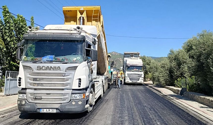 Aydın’ın dört bir yanında eş zamanlı yol yenileme çalışmaları