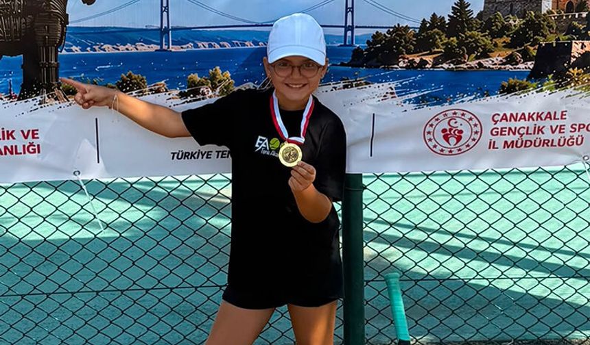 Aydınlı tenisçiden büyük başarı