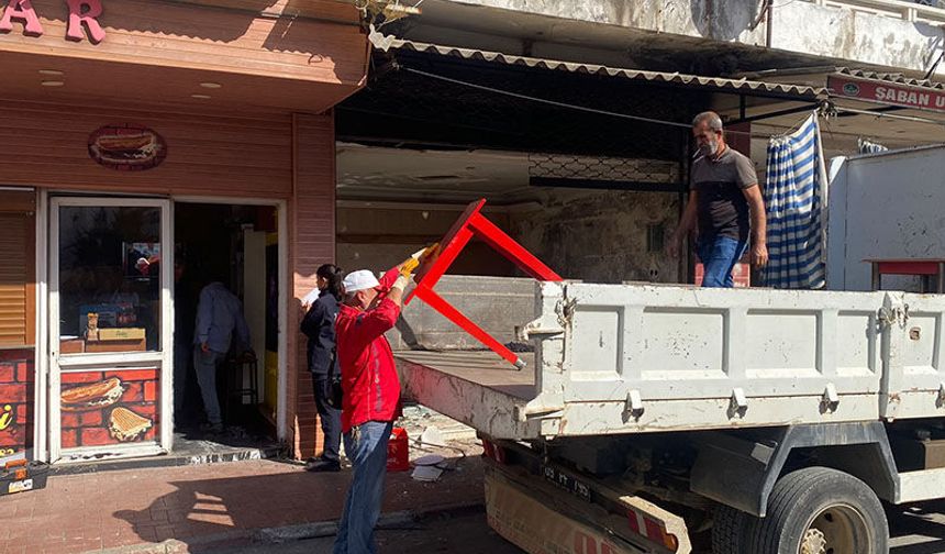 Nazilli’de Kültür Merkezi’ndeki son iki dükkan da tahliye edildi