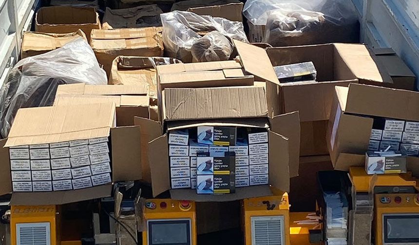 Aydın'da kaçak tütün operasyonu