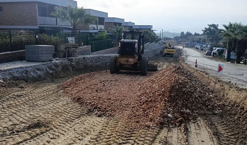 Aydın’ın dört bir yanında yol çalışmaları sürüyor