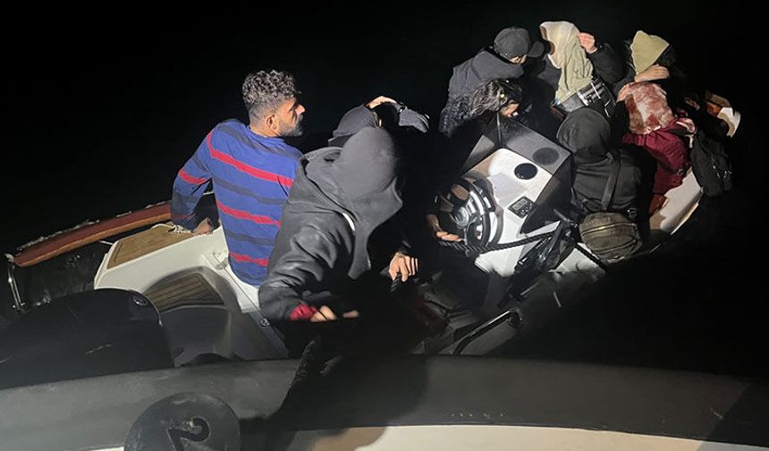 Didim’de 10 düzensiz göçmen yakalandı