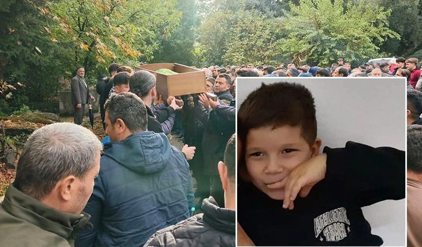 11 yaşındaki çocuk gözyaşları içinde toprağa verildi