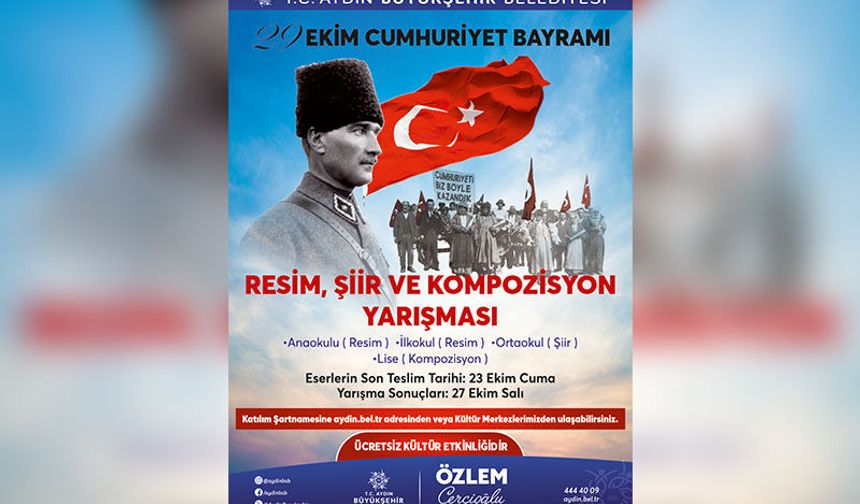 Başkan Çerçioğlu’ndan 29 Ekim Temalı ödüllü yarışma